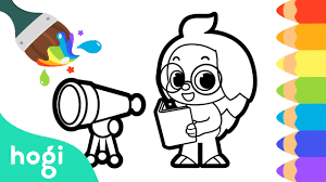 24 baby shark coloring pages to print and color. Coloring Hogi Pinkfong Hogi Hogi Arts For Kids Youtube