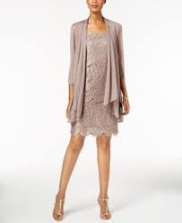 R M Richards Lace Sheath Dress And Jacket Macys Com Lace Sheath Dress White Sheath Dress Lace White Dress