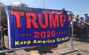 President donald trump returned to phoenix for a campaign rally with his supporters at veterans of course, during his rally in phoenix, trump said publicly it doesn't matter who the democrats put up. Trump Supporters Opponents Gear Up For Phoenix Rally