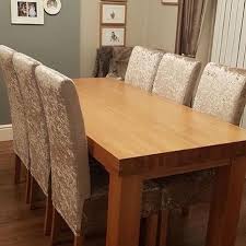 Champagne Anyone This Is Our Gorgeous Champagne Taupe Crushed Velvet Chair Covers Link In Bio Cha Dining Chair Covers Interior Styling Chair Covers