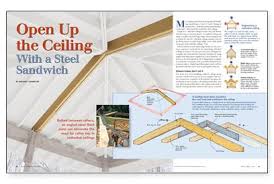 Open Up A Ceiling With A Steel Sandwich Vaulted Ceiling Bedroom Diy House Renovations Home Building Tips