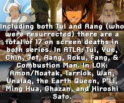 His heart is broken, but her sacrifice wasn't the end of their relationship or influence in his life. The 17 On Screen Deaths In Avatar Avatar The Last Airbender The Last Airbender Avatar