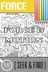 Force And Motion Seek And Find Science Doodle Science Doodles Free Science Lesson Force And Motion