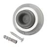 Door stopper transparent silica gel door handle buffer protection wall doorknob`. 1