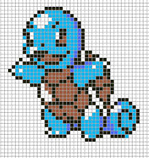 Squirtle By Hama Girl Pixel Art Pokemon Pokemon Bead Pixel Pattern