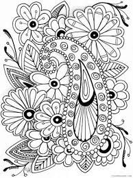 Flowers coloring pages for adults. Adult Flowers Coloring Pages Adult Flowers 17 Printable 2020 382 Coloring4free Coloring4free Com