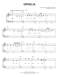 Amazon music stream millions of songs: The Lumineers Ophelia Sheet Music And Printable Pdf Music Notes Sheet Music The Lumineers Music Notes