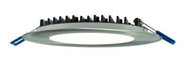Lotus Led Lights Ly41rcd 30k Bn 4 Super Slim Round 1 Thick Low Profile 3000k 700 Lumen Led Recessed Down Light Retrofit With Brushed Nickel Trim Lotus Led Lights Thin 4 6 And