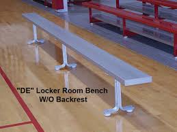 Check spelling or type a new query. Portable Aluminum Locker Room Bench W O Backrest 6 8 Ft Be De