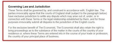 Governing Law Clause In Terms Conditions Termsfeed