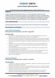 Resume templates and examples to download for free in word format ✅ +50 cv samples in word. School Administrator Resume Samples Qwikresume