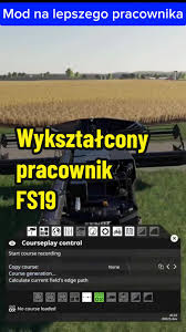 Mod na wykształconego pracownika w FS19