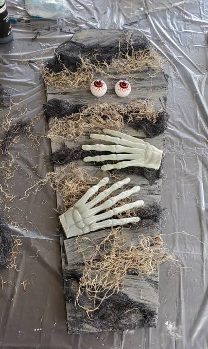 Printable Coffin Template And DIY Foam Board Halloween Craft - Cassie Smallwood