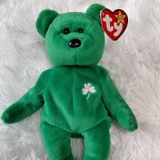 Ty Toys Ty Beanie Baby Erin The Bear 997 Retired Collectible Tag With Errors Rare Poshmark