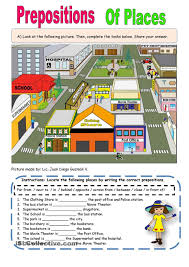 Preposition Of Places Prepositions Teaching Prepositions Preposition Activities