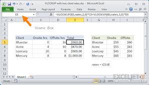 Excel Name Box Exceljet