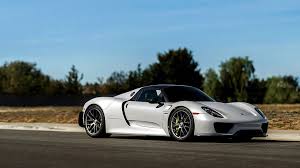 Hd Wallpaper Silver Coupe Porsche 918 Spyder Car Sports Car Speed Land Vehicle Wallpaper Flare