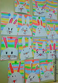 Bunny Painting Ostern Grundschule Ostern Kinder Osternest Basteln