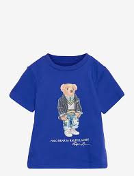 Ralph Lauren Kids Polo Bear Cotton Jersey Tee Short Sleeved Boozt Com