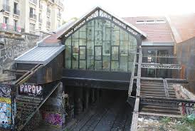 Gare De L Avenue De Saint Ouen Facade Arriere Saint Ouen Petite Ceinture Paris Vincennes