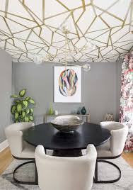 Ceilings are a perfect surface for adding pattern to a room, which certainly creates a wow moment. 7 Wallpaper On The Ceiling Ideas To Try Now Wallpaper Ceiling Home Decor Interior