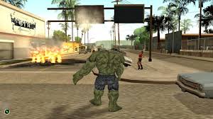 GTA SA ~ CLEO: GTA SA Marvel Avengers - Hulk