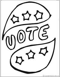 You can also use colouring pages to make sun catchers, memory cards, snap cards or make topic books. Election Day Coloring Pages
