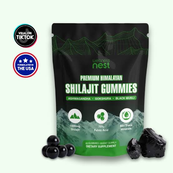Wellness Nest Shilajit Gummies | Himalájský Doplněk Stravy pro Vitalitu