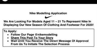 Being a fitness model takes true work in many. Nike Modeling Application On Instagram Scam Or Legit Noi Noi