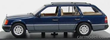 Minichamps B66041029 Scala 1 43 Mercedes Benz E Class 300 Te S124 Station Wagon 1990 Blue Met Mercedes Benz Station Wagon Mercedes