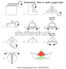 How to make a paper boat origami easy, tutorial step by step for beginnerssubscribe to not miss out on any video's we make for you!thanks for watching, see y. How To Make A Paper Boat Royalty Free Stock Vector 63190780 Avopix Com