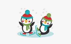 Download Penguins Ice Skating Svg Scrapbook Cut File Cute Clipart Clip Art Penguins Ice Skating Free Transparent Png Download Pngkey