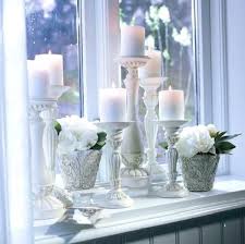 Candles For Window Sills Vintage Rose Bathroom Window Sill Window Ledge Decor Ledge Decor Window Sill Decor