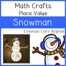 Winter Place Value Activity Place Values Math Crafts Place Value Activities