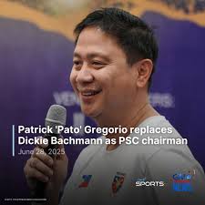 The Philippine Sports Commission (PSC) will now be headed by Patrick "Pato"  Gregorio, a former chairman of the Philippine Basketball Association (PBA),  replacing Richard "Dickie" Bachmann. This development was confirmed to GMA