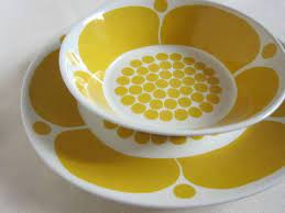arabia sunnuntai something to brighten up your day 陶器デザイン 皿 ヴィンテージの陶磁器