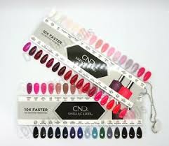 Details About Cnd Shellac Luxe Painted Color Chart Nail Palette 2018 65 Color Sampler