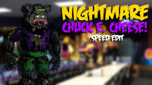 Cheese and his pals what we've seen over time with improvements in tech, with screens, and the expectations of kids today, the animatronics aren't the main draw. Nightmare Chuck E Cheese Speed Edit Youtube