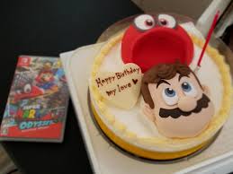 Birthday Cake For My Wife Images My Wife Also Got Me A Super Mario Odyssey Cake For My 28th Birthday Mario Birthday Cake Super Mario Cake Cake