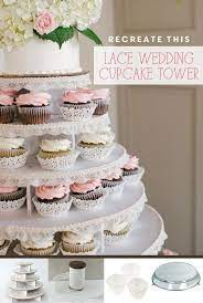 Lace Wedding Cupcake Tower Stand Diy The Wedding Cupcake Blog Weddingcupcakes Org Wedding Cupcakes Floral Wedding Cakes Cupcake Tower Wedding