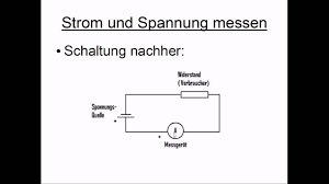 Strom Spannung Messen Youtube