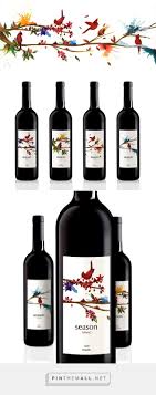 Season Wine On Behance Curated By Packaging Diva Pd Love It Vinhos E Queijos Licores Garrafas