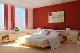 صور بويات غرف النوم بحوائط حمراء لغرف النوم Interior Design Bedroom Beautiful Bedroom Colors Bedroom Colors