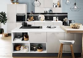 Cuisine Moderne Sur Mesure Au Design Nordique Avec Ilot Central