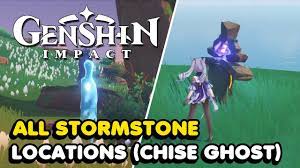 All Stormstone Locations In Genshin Impact (Chise Ghost Guide) - YouTube