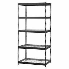Supplies and solutions for every industry, plus easy ordering, fast delivery and 24/7 customer support. Edsal 5 Tier Freestanding Shelving Unit Steel 72 In X 36 In X 18 In Black Mrop3618w5b Rona