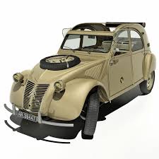 3d Citroen 2cv 4x4 Citroen 2cv Citroen 4x4
