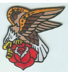 Embroidered American Eagle Traditional Tattoo Iron On Patch Etsy Traditional Tattoo Traditional Eagle Tattoo American Traditional Tattoo