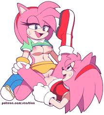 sega, sonic (series), sonic the hedgehog (series), amy rose, classic amy  rose - R-34.XYZ
