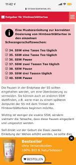 Ssw kann man ruhig trinken so viel man viel. Himbeerblattertee Forum Fur Februar 2020 Mamis